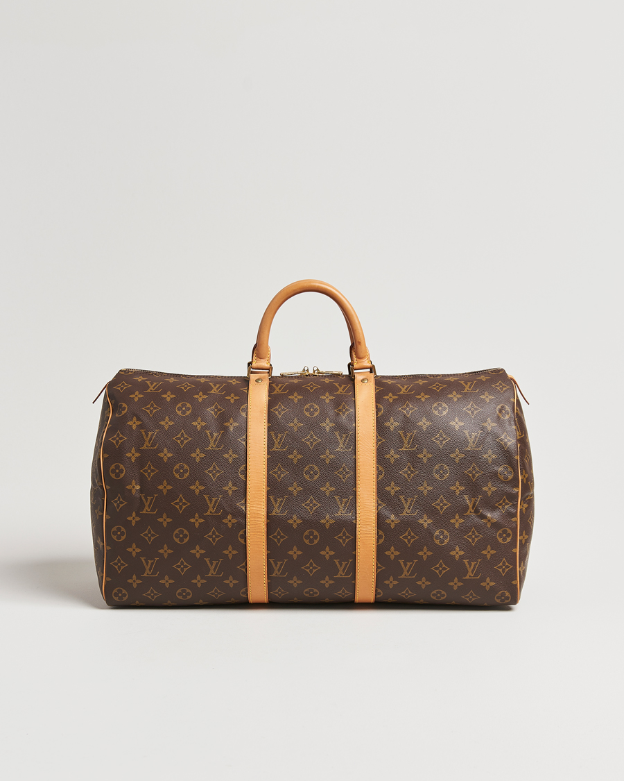 Heren | Louis Vuitton Pre-Owned Keepall 50 Bag Monogram | Louis Vuitton Pre-Owned | Keepall 50 Bag Monogram