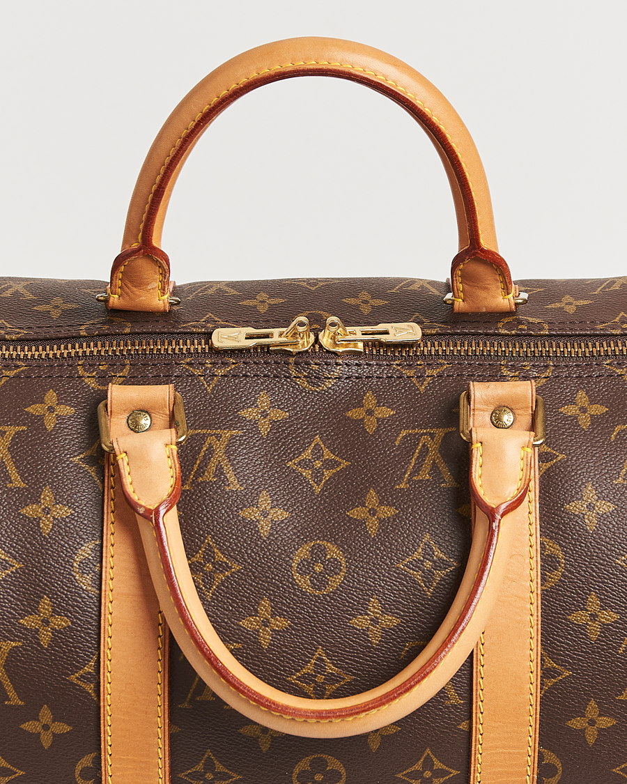 Heren | Louis Vuitton Pre-Owned Keepall 50 Bag Monogram | Louis Vuitton Pre-Owned | Keepall 50 Bag Monogram