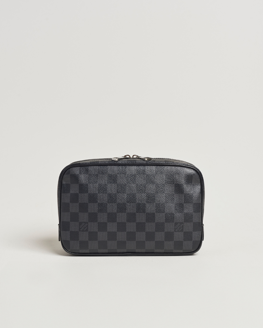 Homme | Louis Vuitton Pre-Owned Toiletry Damier Graphite | Louis Vuitton Pre-Owned | Toiletry Damier Graphite