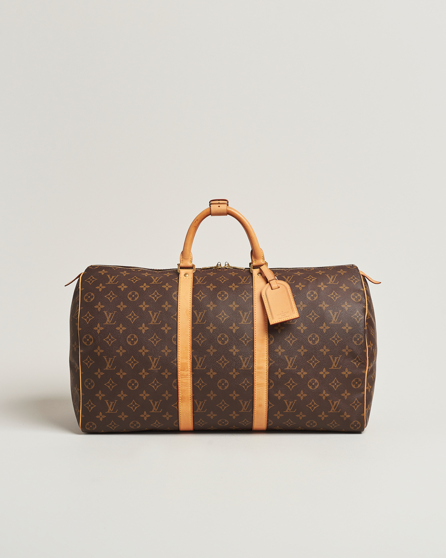 Homme | Louis Vuitton Pre-Owned Keepall 50 Bag Monogram | Louis Vuitton Pre-Owned | Keepall 50 Bag Monogram
