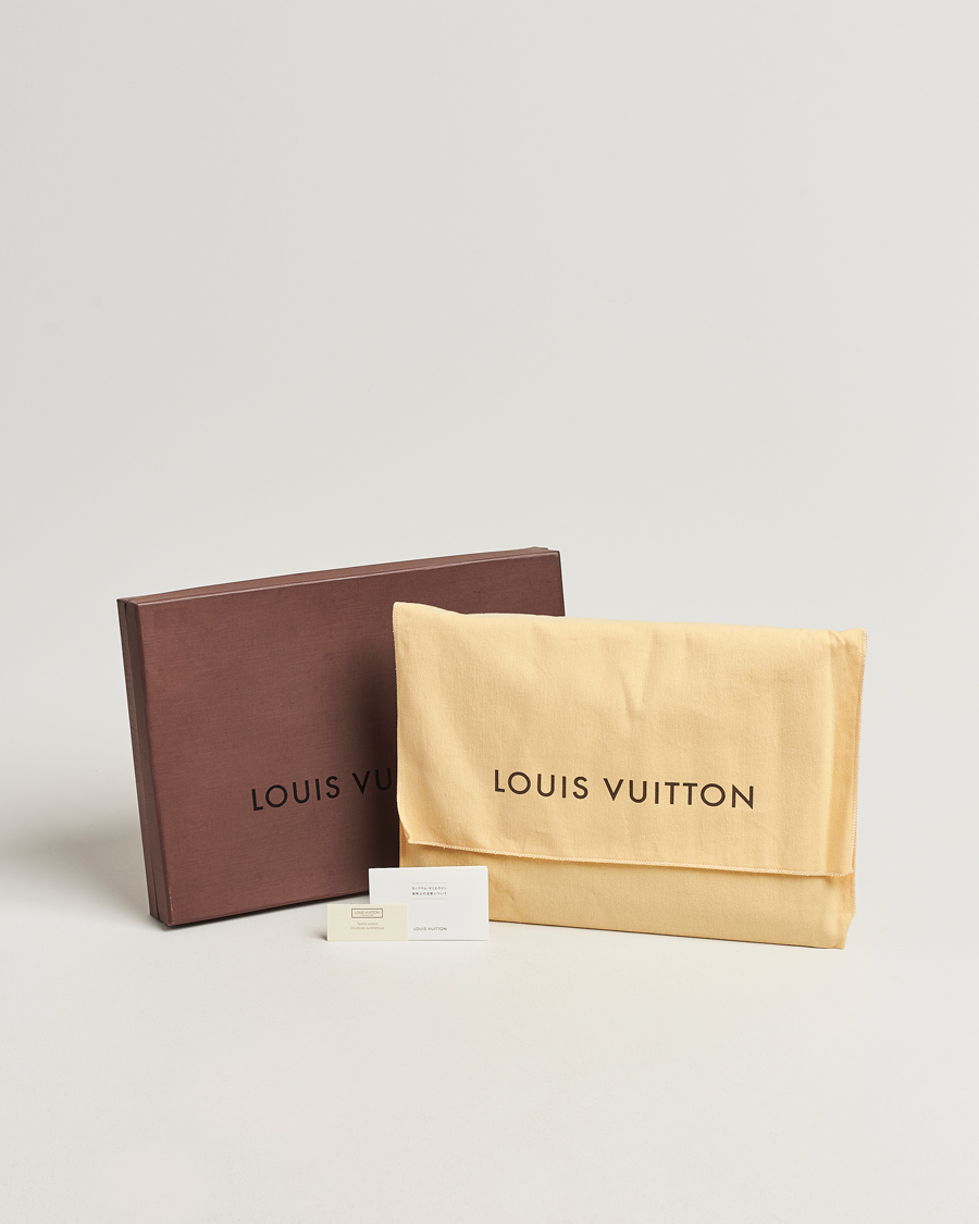 Heren | Louis Vuitton Pre-Owned Poche Joule GM Clutch Bag Damier Graphite | Louis Vuitton Pre-Owned | Poche Joule GM Clutch Bag Damier Graphite
