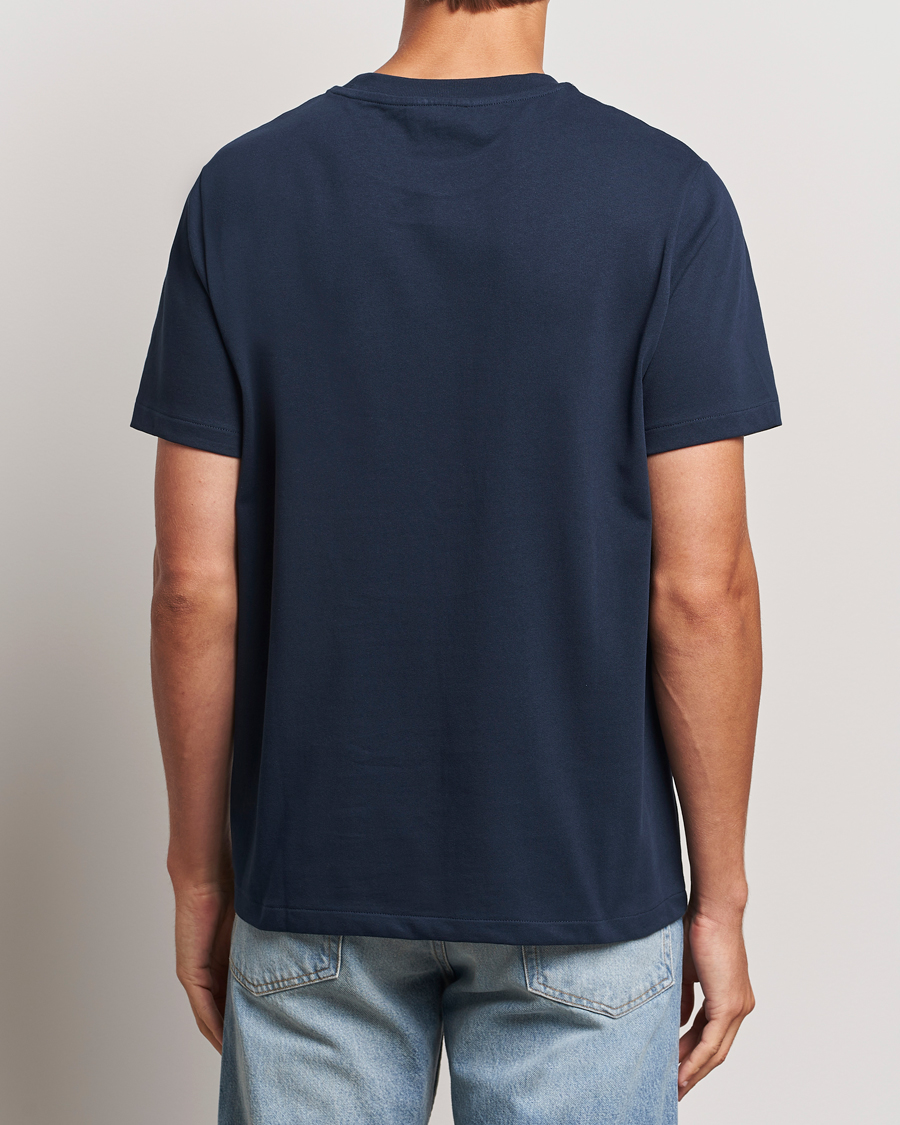 Heren | T-shirts | A.P.C. | Rue Madame T-Shirt Dark Navy/Ecru