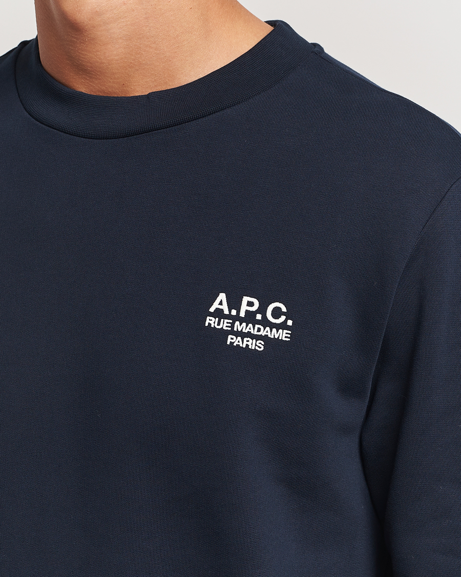 Heren | Truien | A.P.C. | Rue Madame Sweatshirt Dark Navy