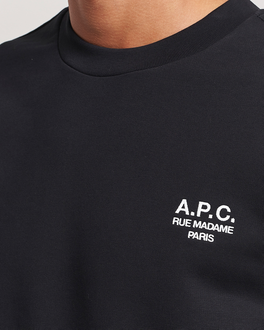 Heren | Truien | A.P.C. | Rue Madame Sweatshirt Black/White