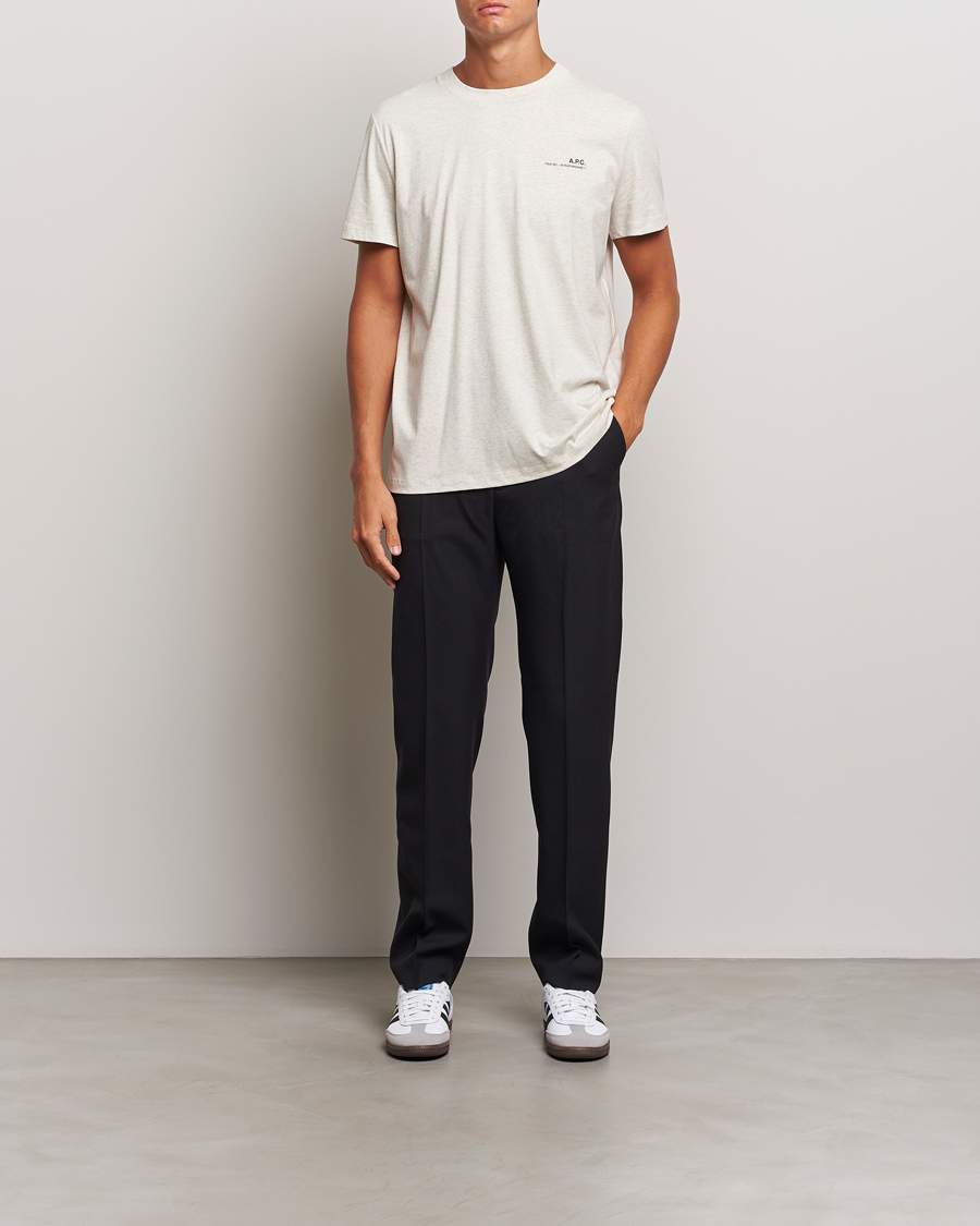 Homme | T-shirts | A.P.C. | Item T-Shirt Ecru Chine