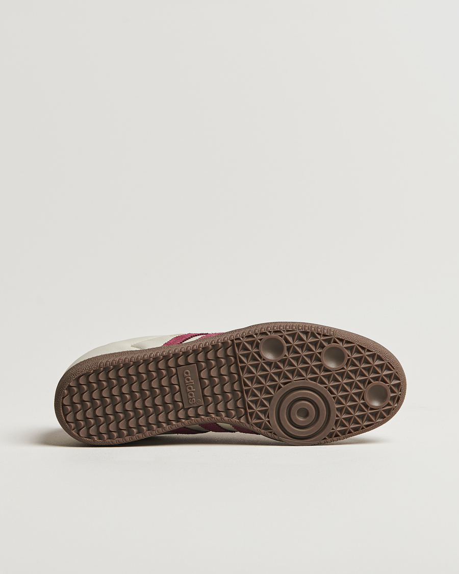 Homme | adidas Originals Samba Original Sneaker Beige/Wine | adidas Originals | Samba Original Sneaker Beige/Wine