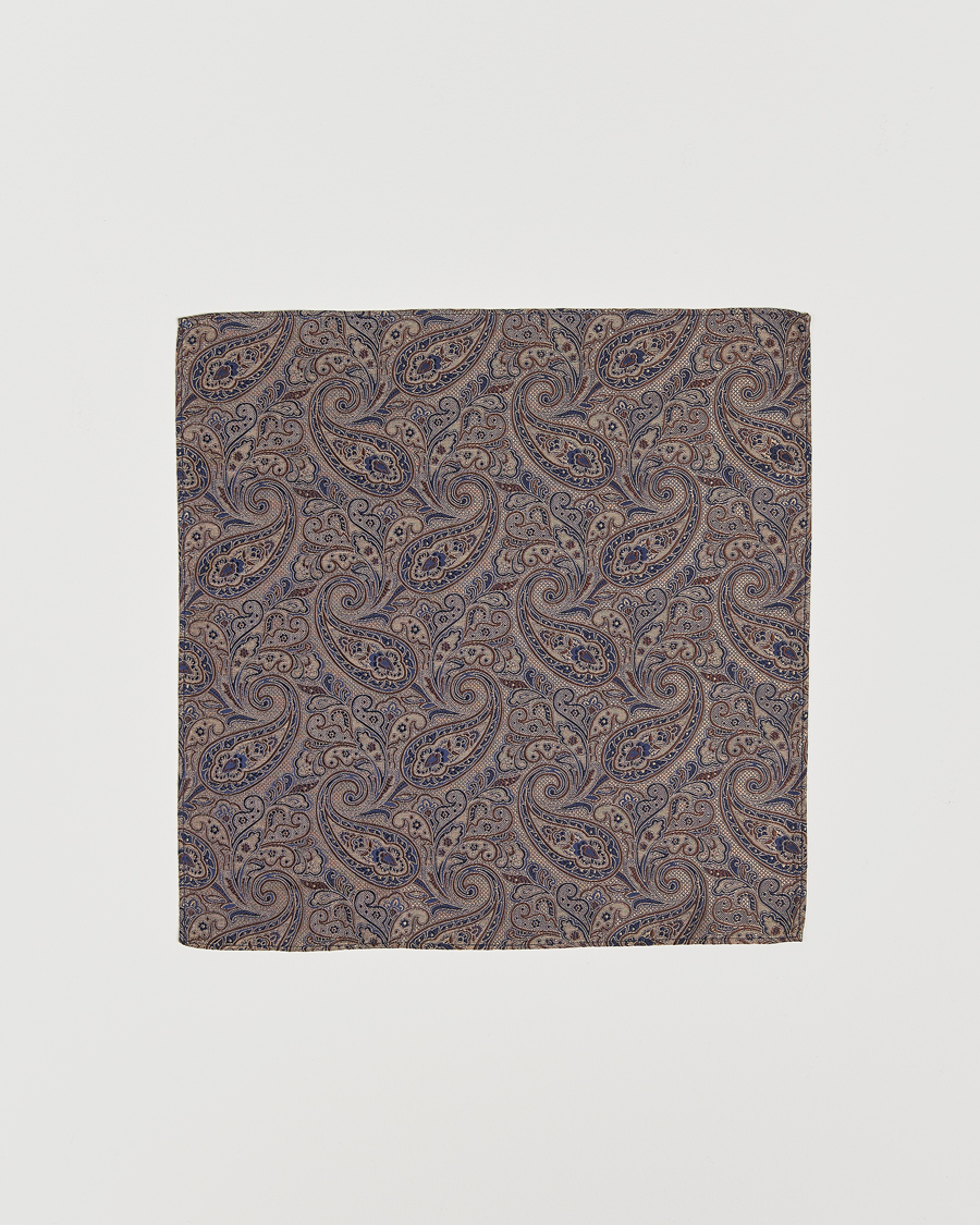 Heren | Amanda Christensen Box Set Silk 8 cm Tie And Pocket Square Brown | Amanda Christensen | Box Set Silk 8 cm Tie And Pocket Square Brown