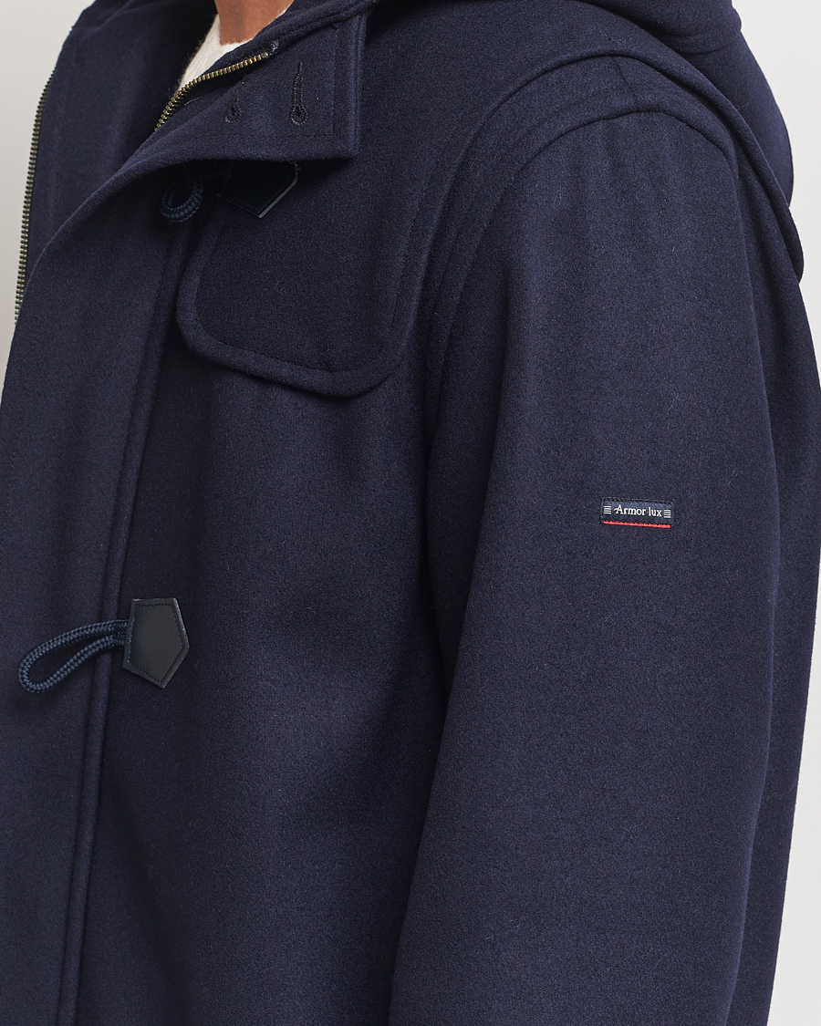 Heren | Jassen | Armor-lux | Quimper Duffle Coat Navy