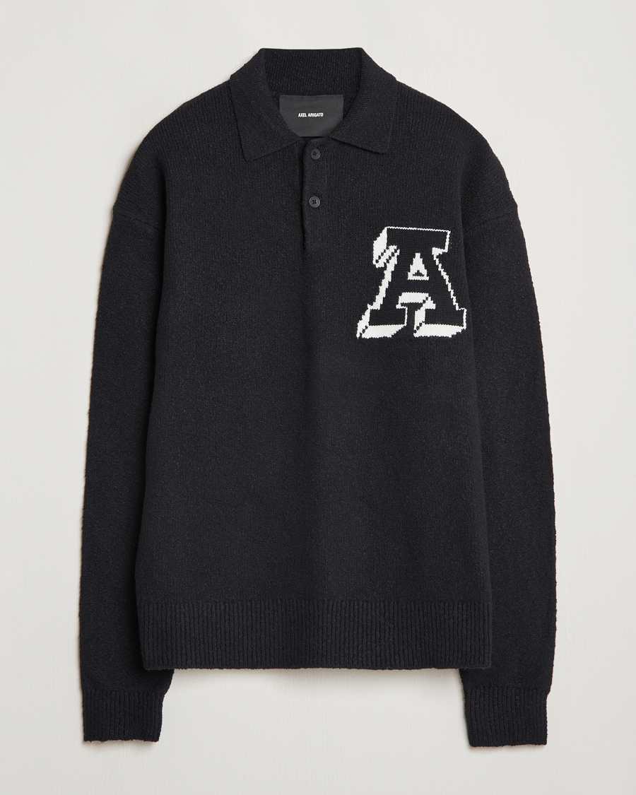 Homme | Pulls Et Tricots | Axel Arigato | Team Polo Sweater Black