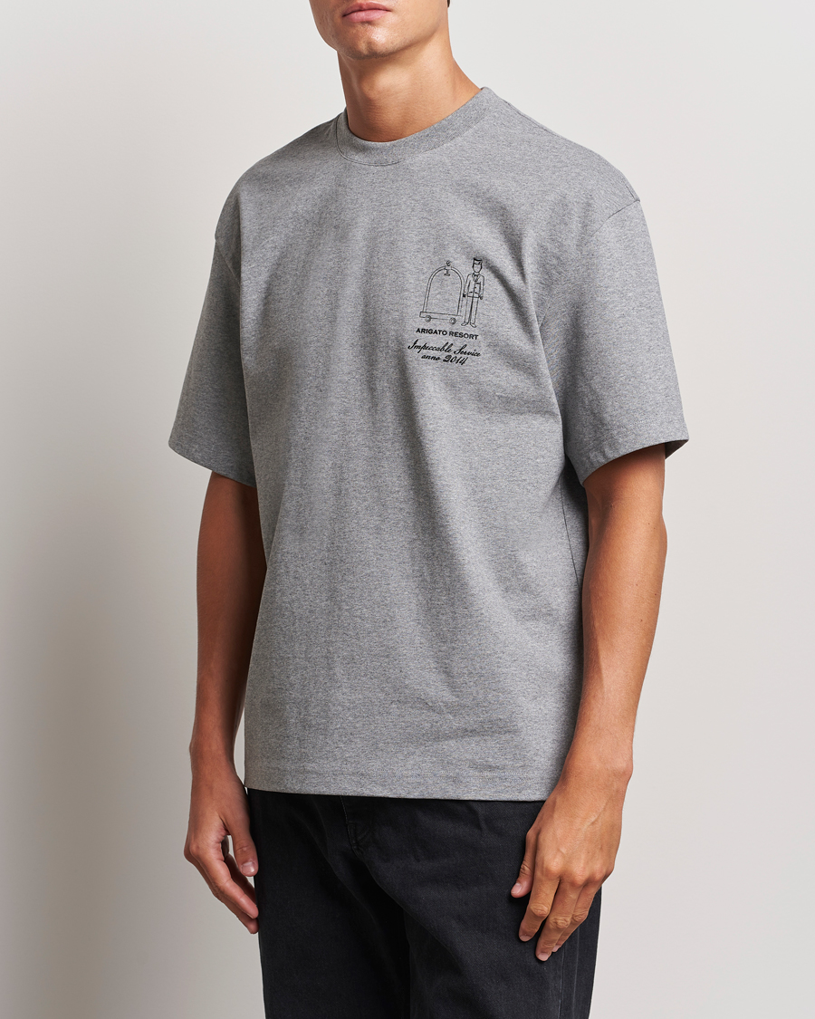 Homme | T-shirts | Axel Arigato | Resort T-Shirt Grey Melange