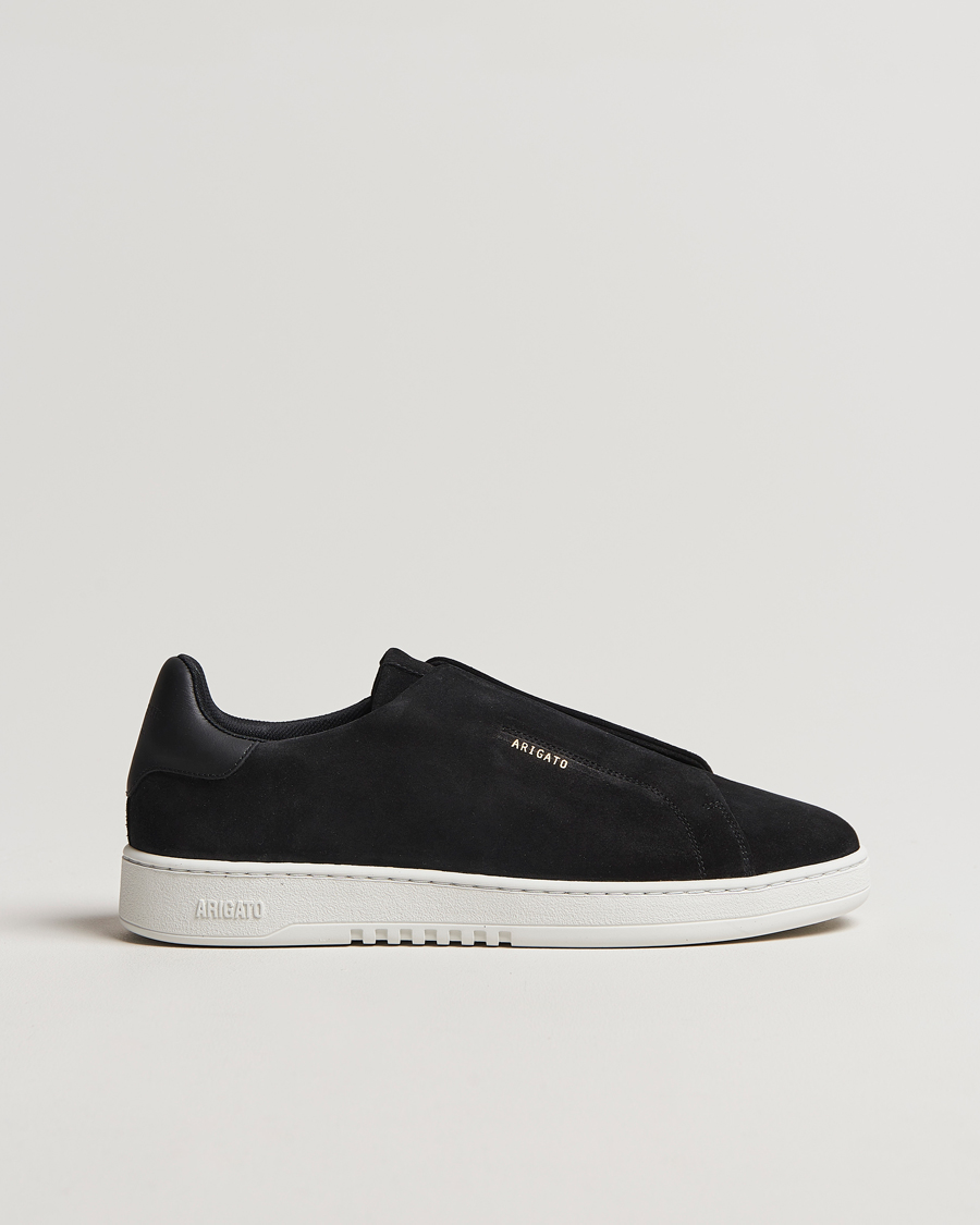 Homme | Axel Arigato Dice Laceless Suede Sneaker Black | Axel Arigato | Dice Laceless Suede Sneaker Black