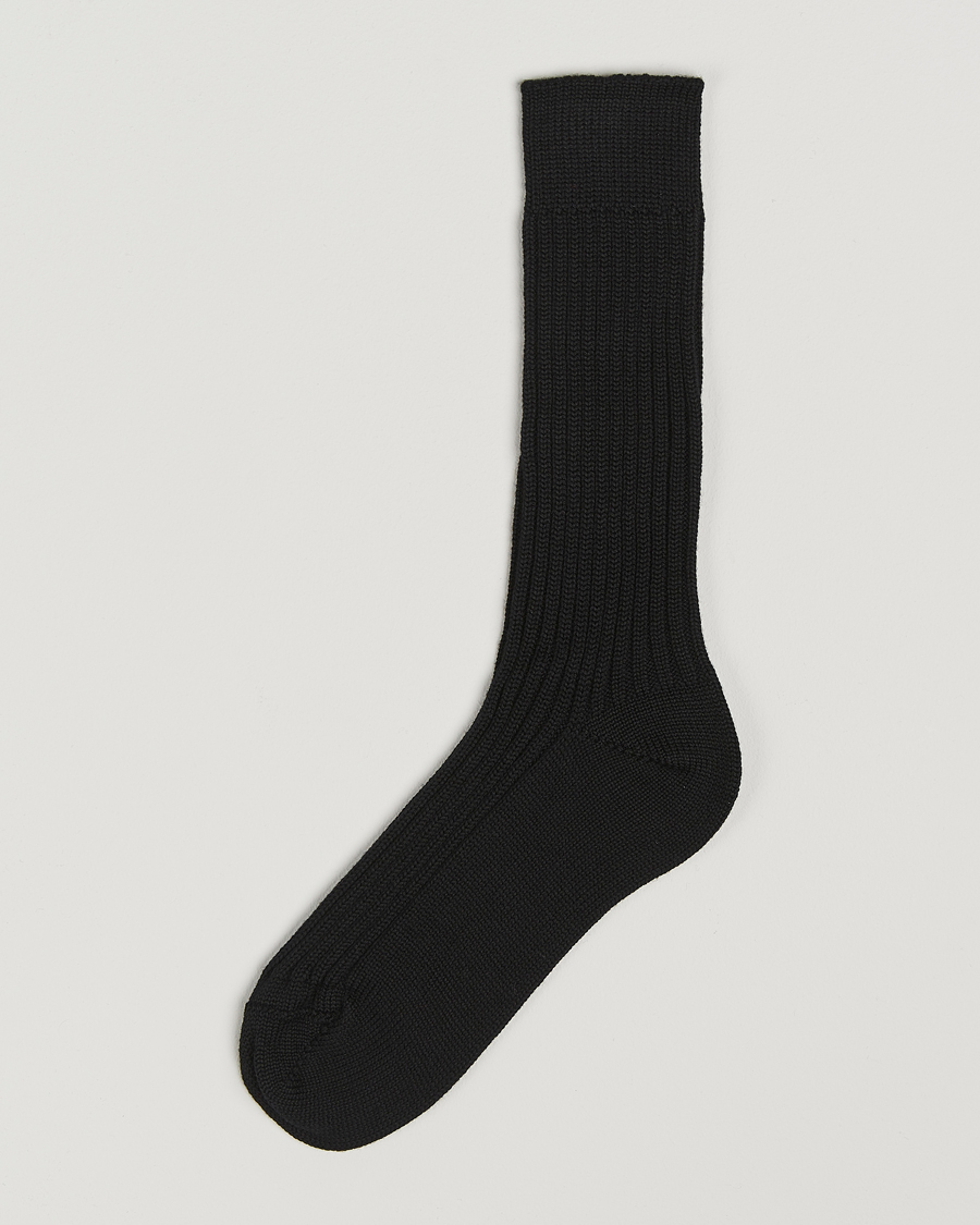 Heren | Ondergoed | Bresciani | Heavy Wool Socks Black