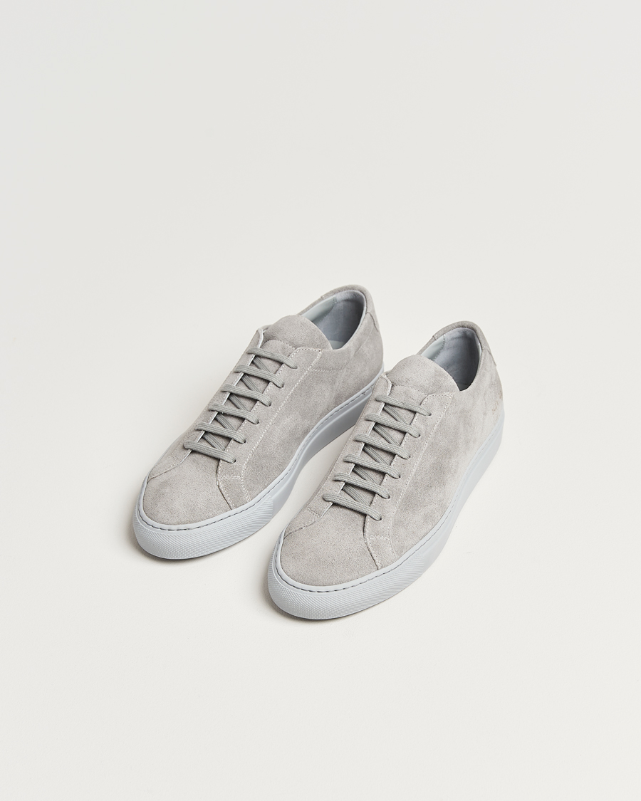 Homme | Common Projects Original Achilles Suede Sneaker Grey | Common Projects | Original Achilles Suede Sneaker Grey