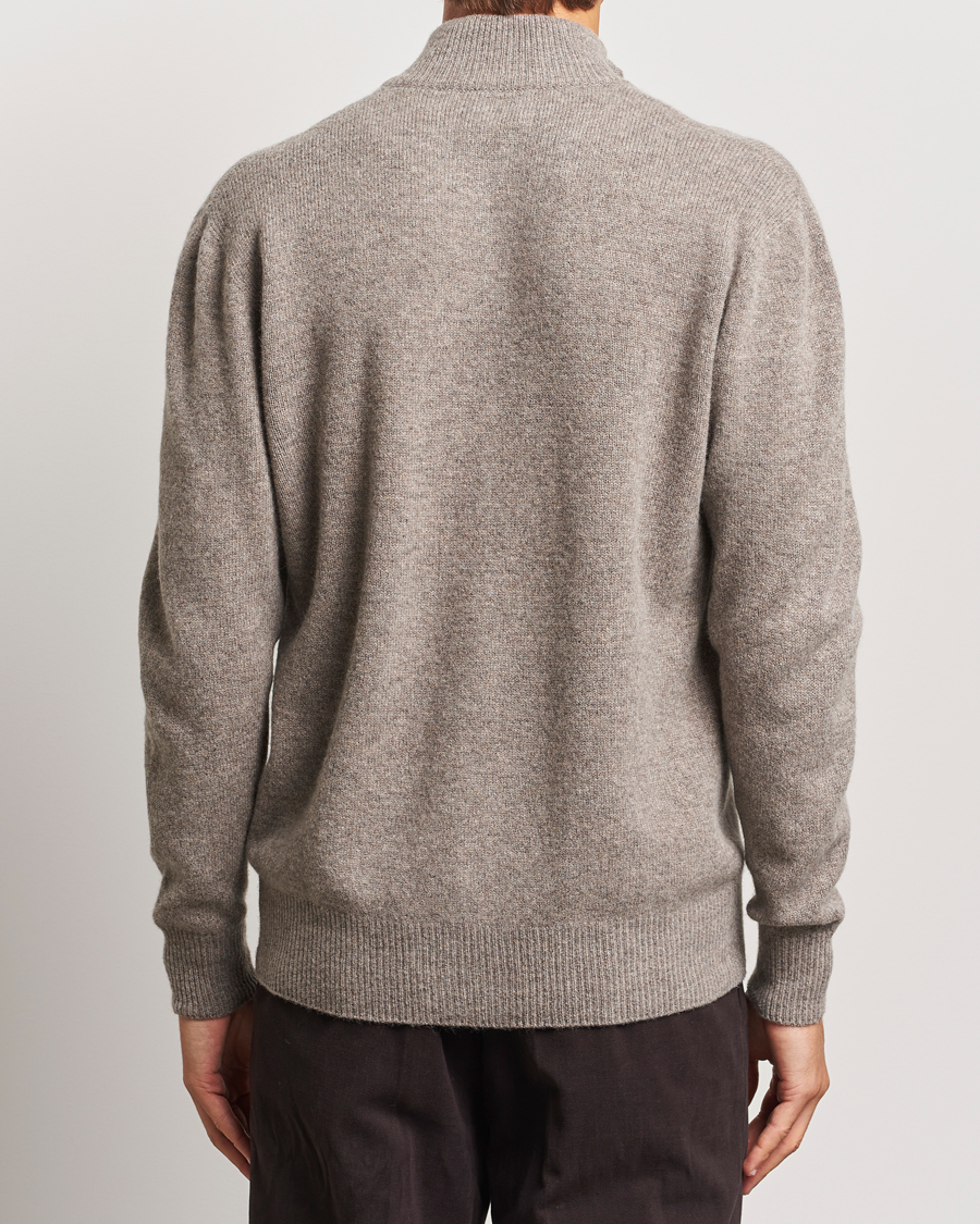Heren | Truien | Altea | Shetland Cardigan Taupe