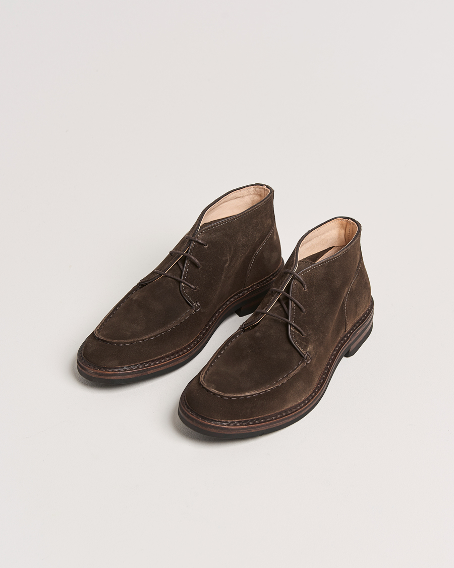 Homme | Astorflex Dukeflex Dainite Chukka Boot Dark Brown Suede | Astorflex | Dukeflex Dainite Chukka Boot Dark Brown Suede