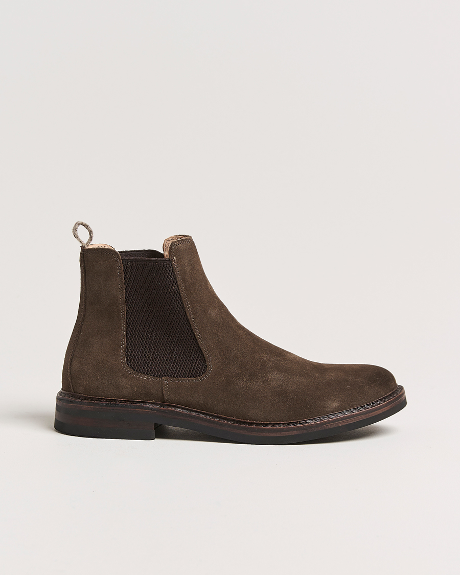 Homme | Astorflex Bitflex Dainite Chelsea Boot Dark Brown Suede | Astorflex | Bitflex Dainite Chelsea Boot Dark Brown Suede