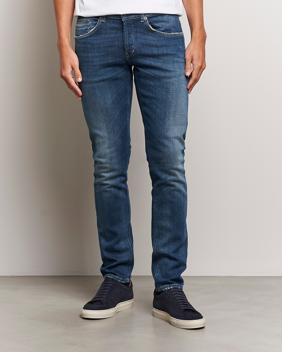 Heren | Jeans | Dondup | George Jeans Medium Blue