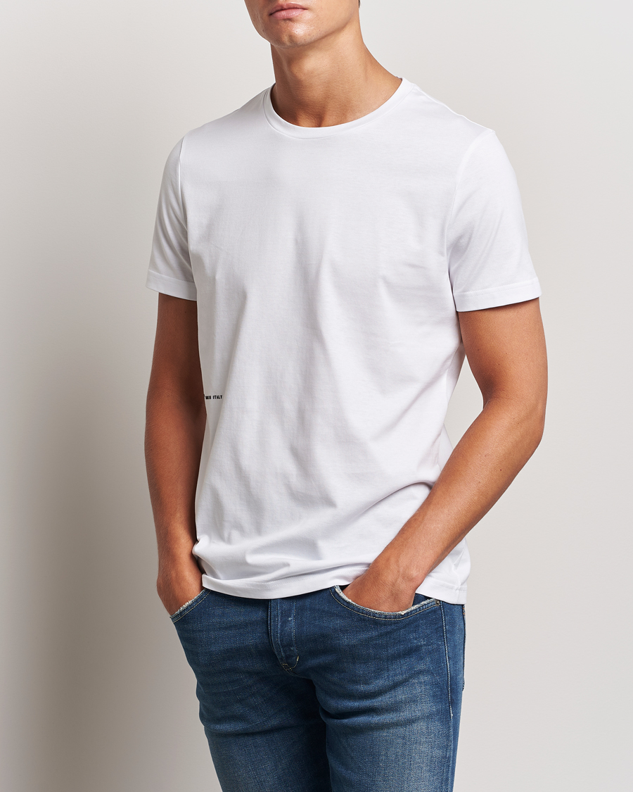 Homme | T-shirts | Dondup | Logo Crew Neck T-Shirt White