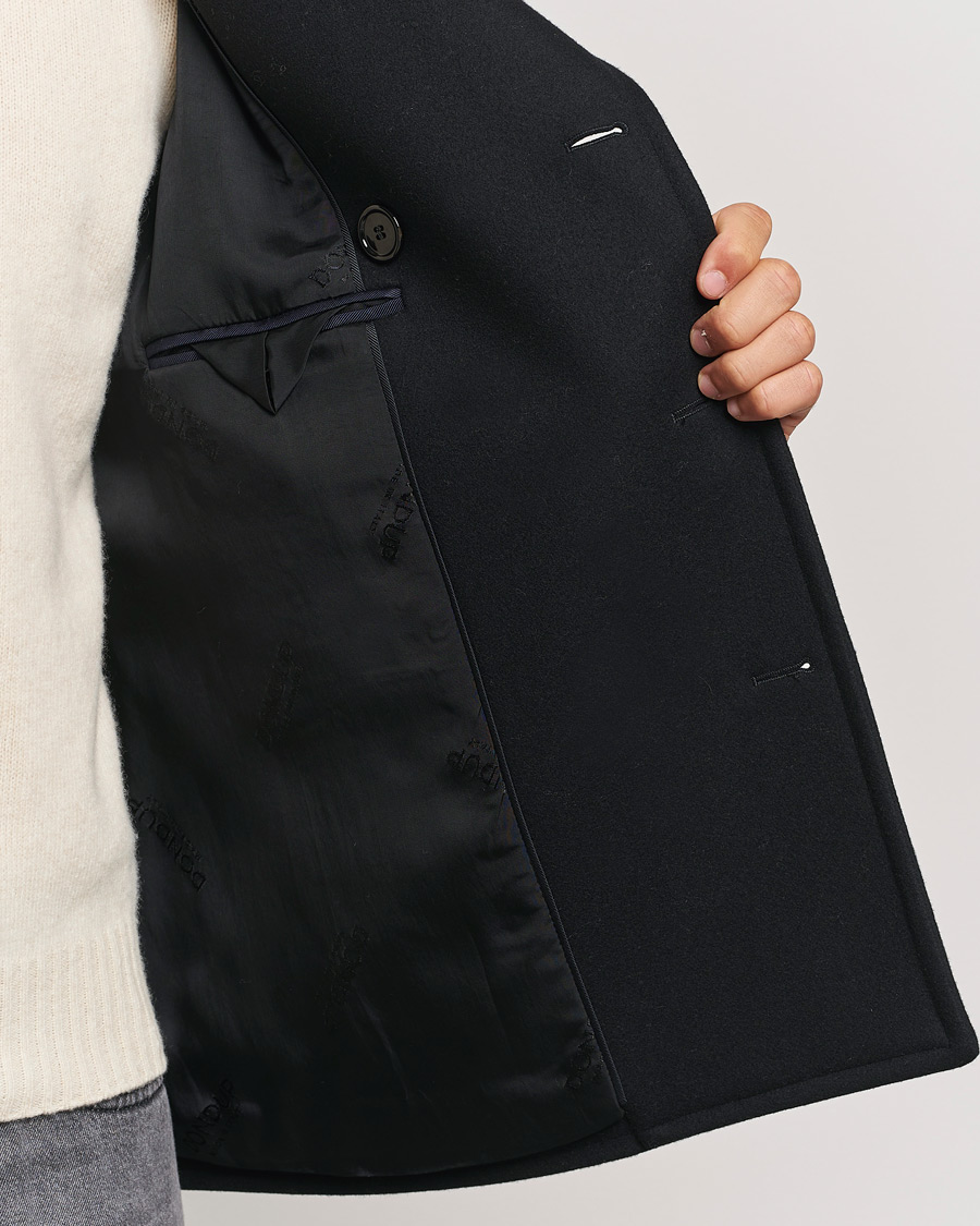 Heren | Jassen | Dondup | Wool Peacoat Black