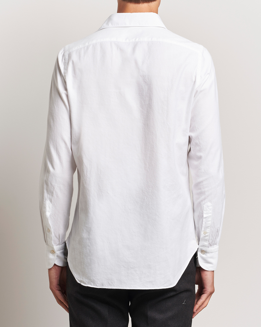 Homme | Chemises | Finamore Napoli | Gaeta Flannel Shirt White