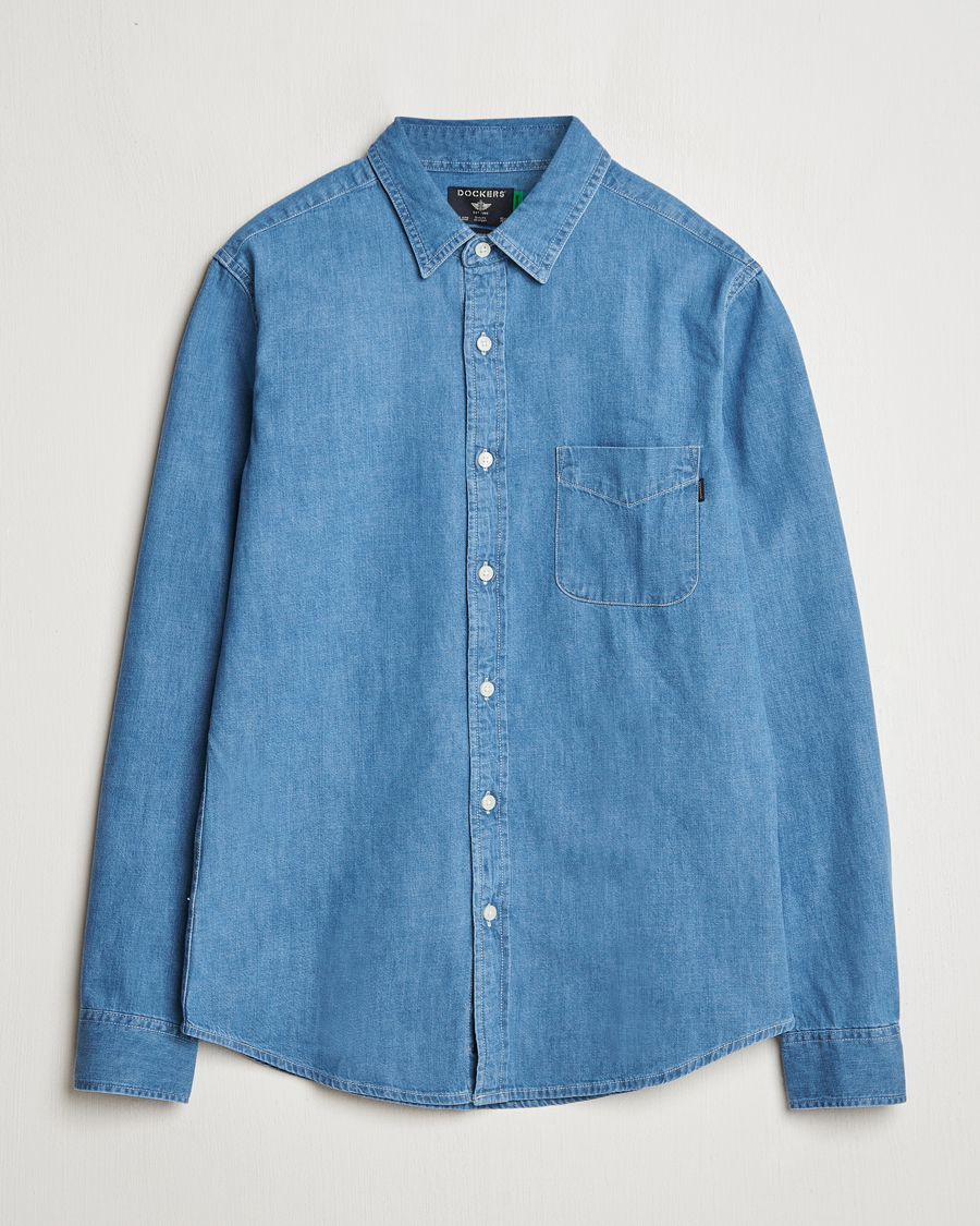 Heren | Overhemden | Dockers | Original Slim Denim Shirt Draft