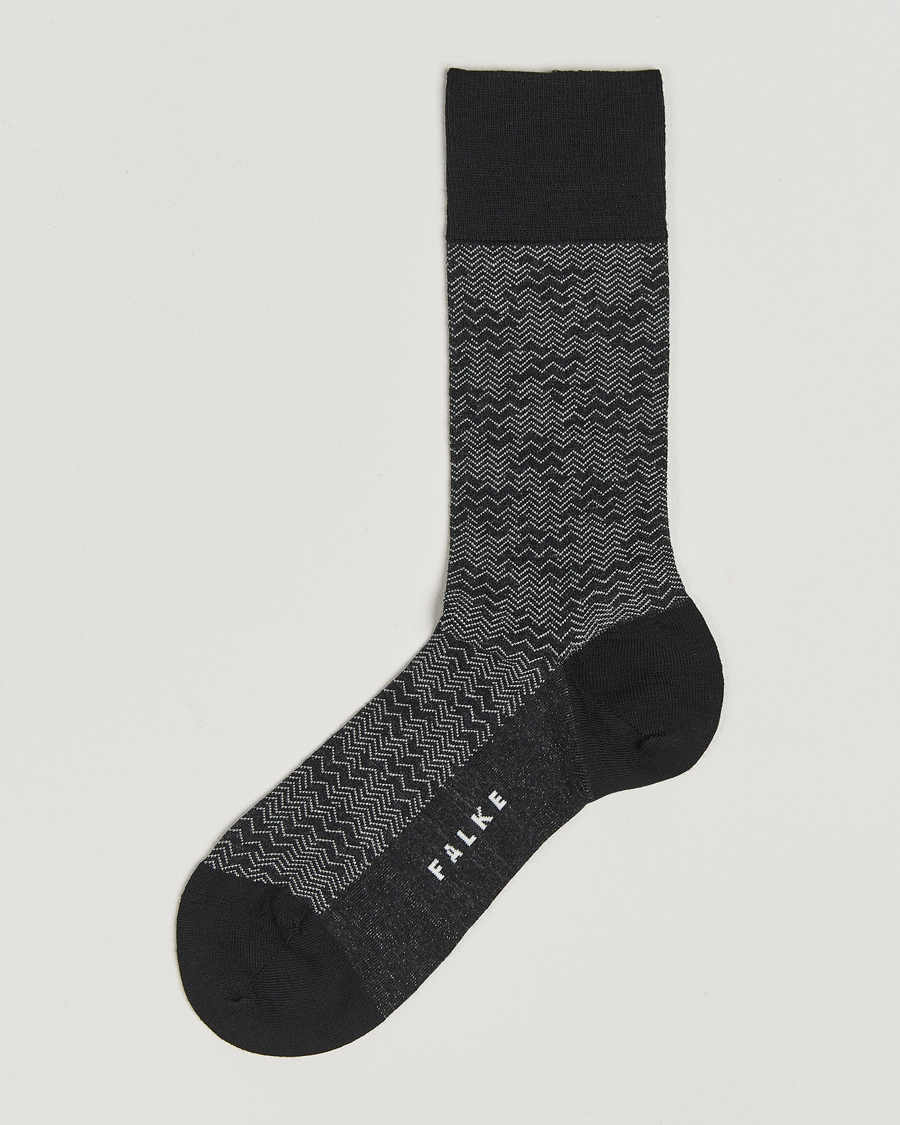 Heren | Ondergoed | Falke | Mighty Nest Wool/Cotton Socks Black