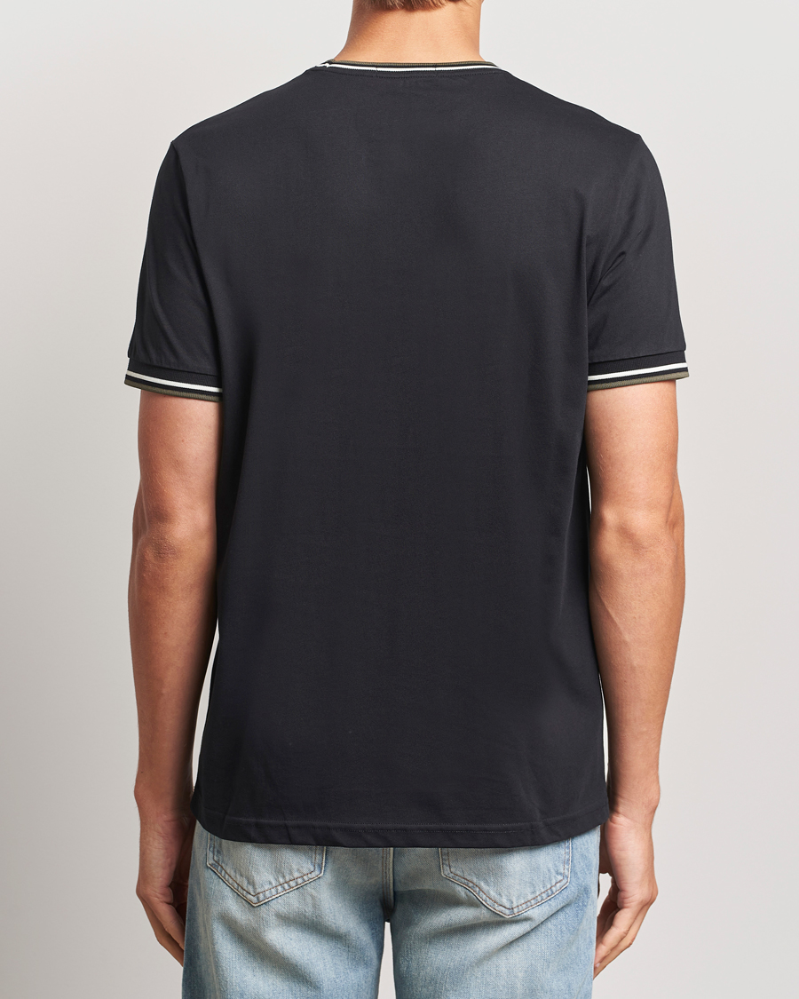 Heren | T-shirts | Fred Perry | Twin Tipped T-Shirt Black