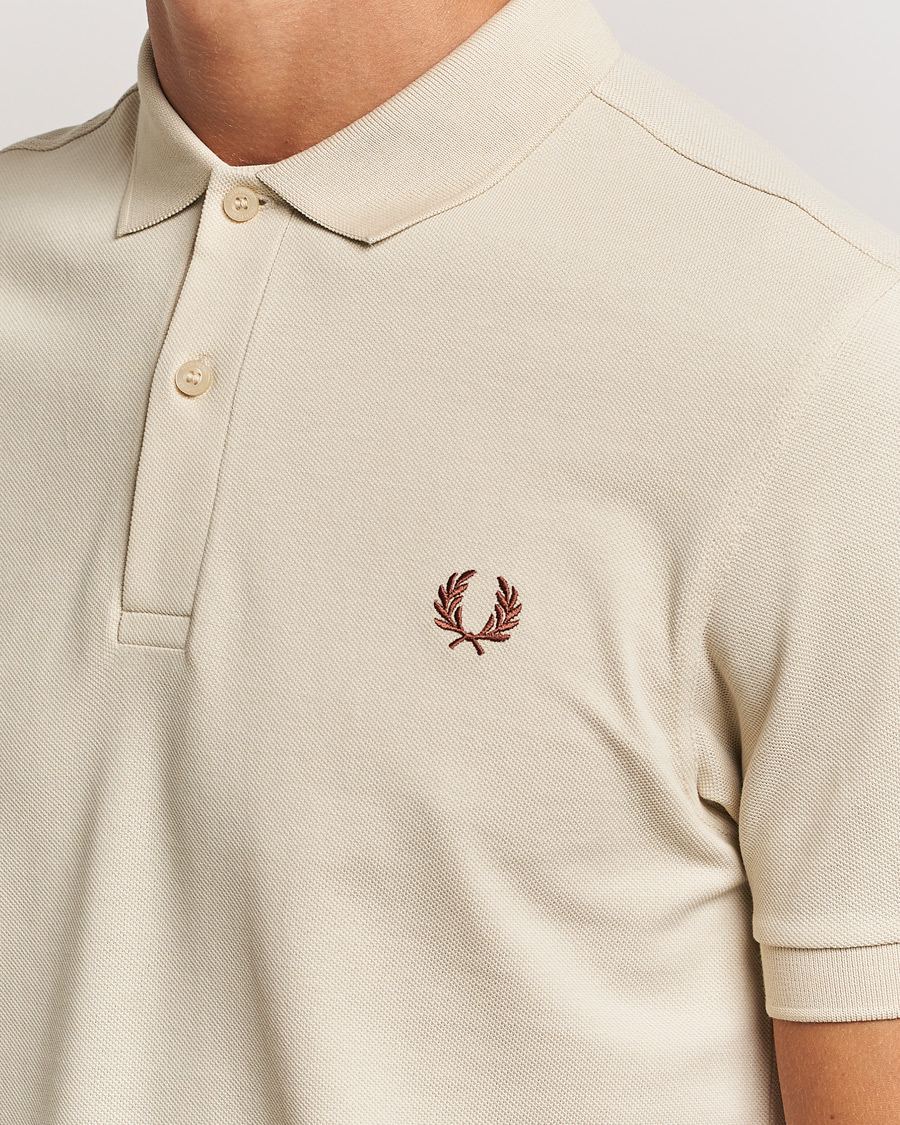 Heren | Polo's | Fred Perry | Plain Polo Shirt Oatmeal