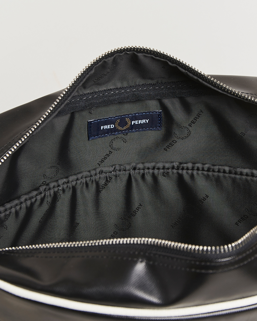 Heren | Tassen | Fred Perry | Classic Shoulder Bag Black/Ecru