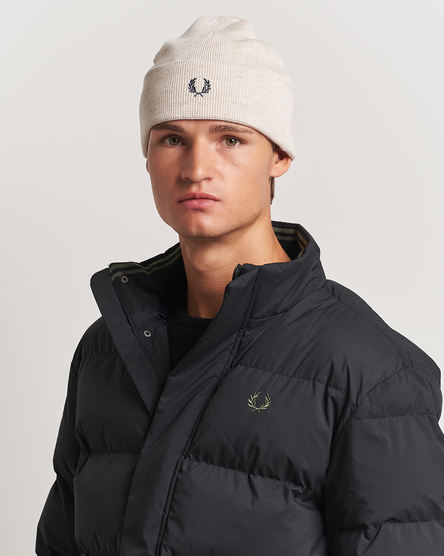 Homme | Fred Perry Merino Wool Beanie Porriged Marl | Fred Perry | Merino Wool Beanie Porriged Marl