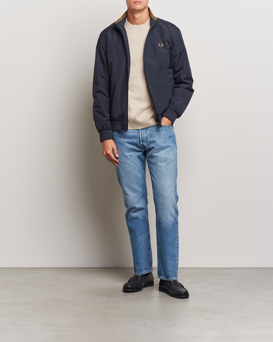Heren | Jassen | Fred Perry | Brentham Jacket Navy