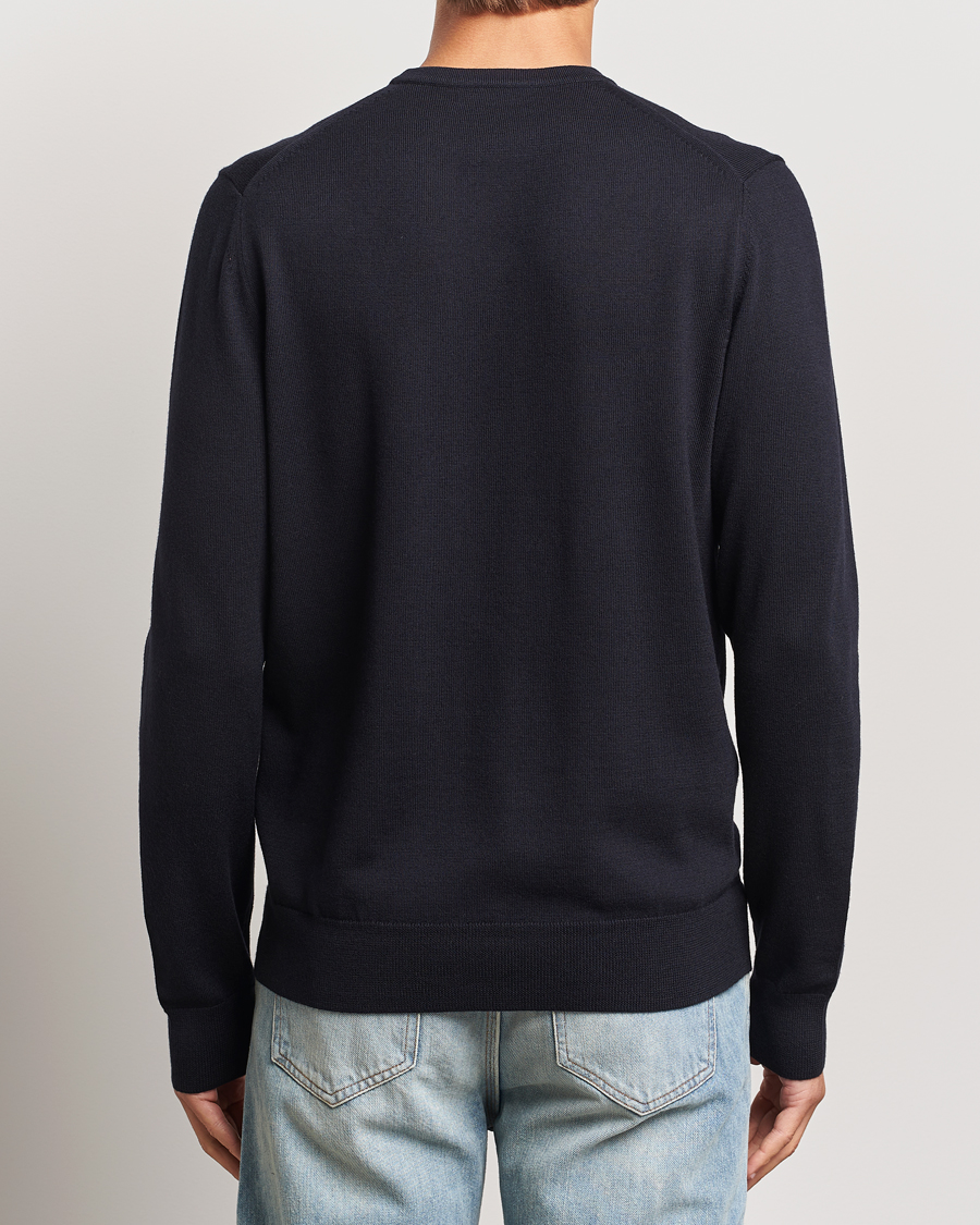 Heren | Truien | Fred Perry | Classic Crew Neck Jumper Navy