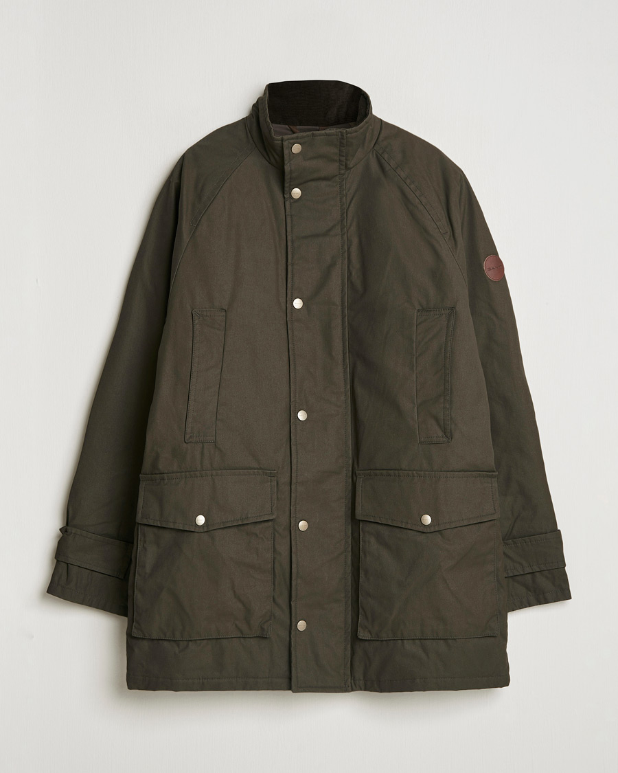Heren | Jassen | GANT | Double Decker Jacket Dark Sage