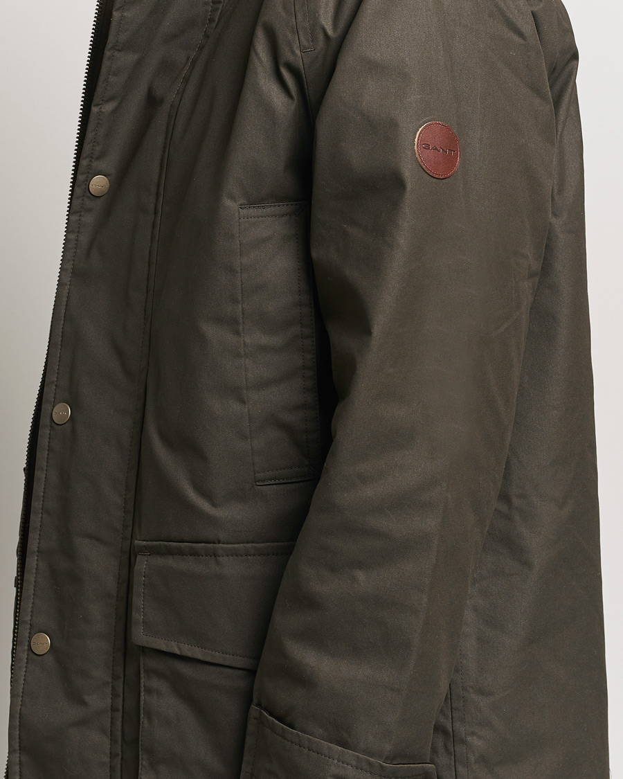 Heren | Jassen | GANT | Double Decker Jacket Dark Sage