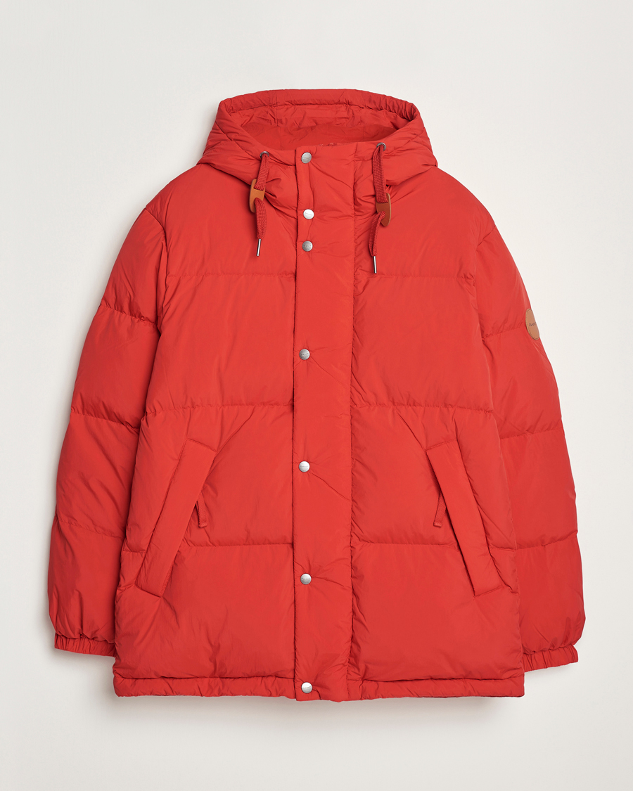 Heren | Jassen | GANT | Expedition Down Puffer Ruby Red