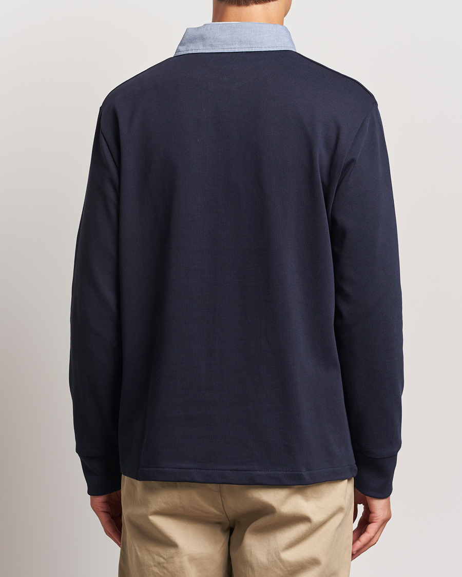 Homme | Pulls Et Tricots | GANT | Original Solid Heavy Rugger Evening Blue