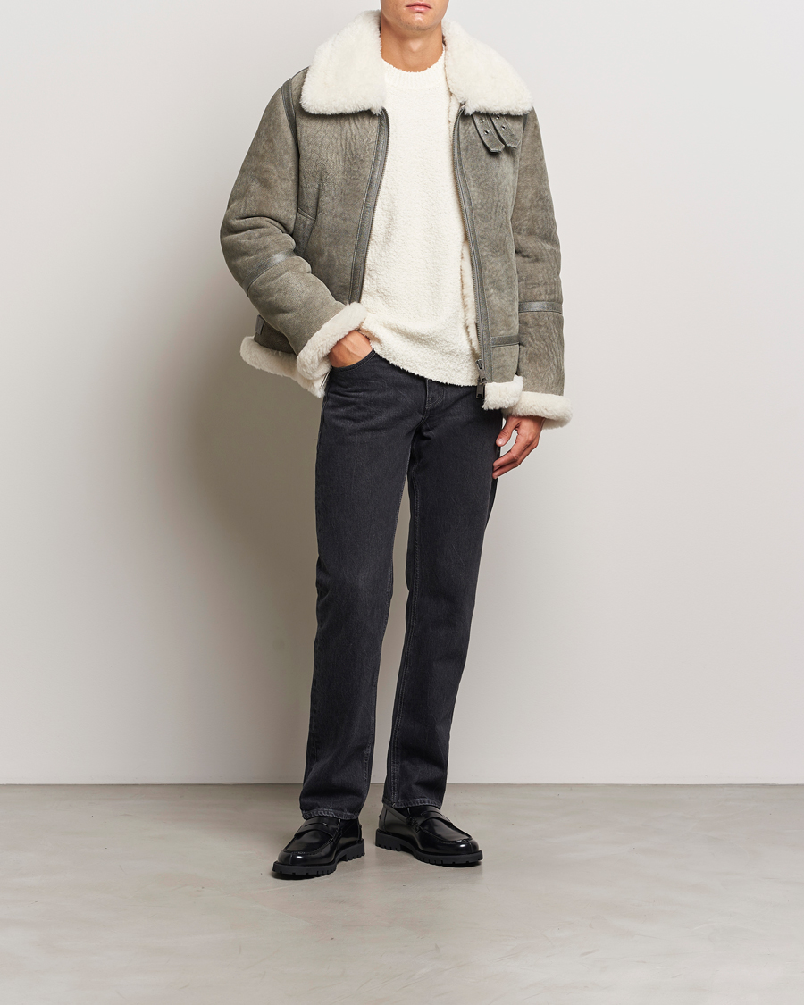 Heren | Jassen | GANT | Shearling Jacket Desert Brown