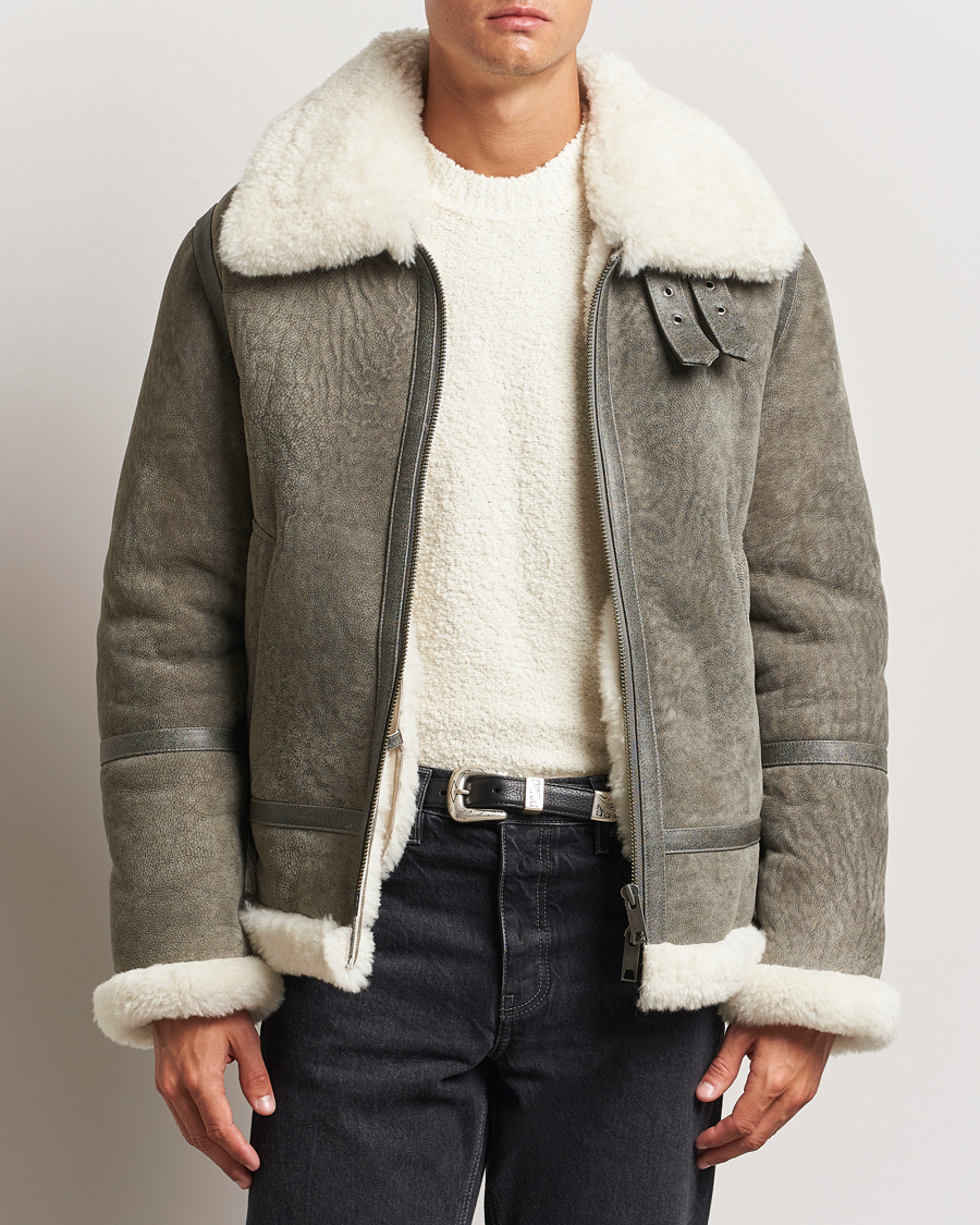 Heren | Jassen | GANT | Shearling Jacket Desert Brown