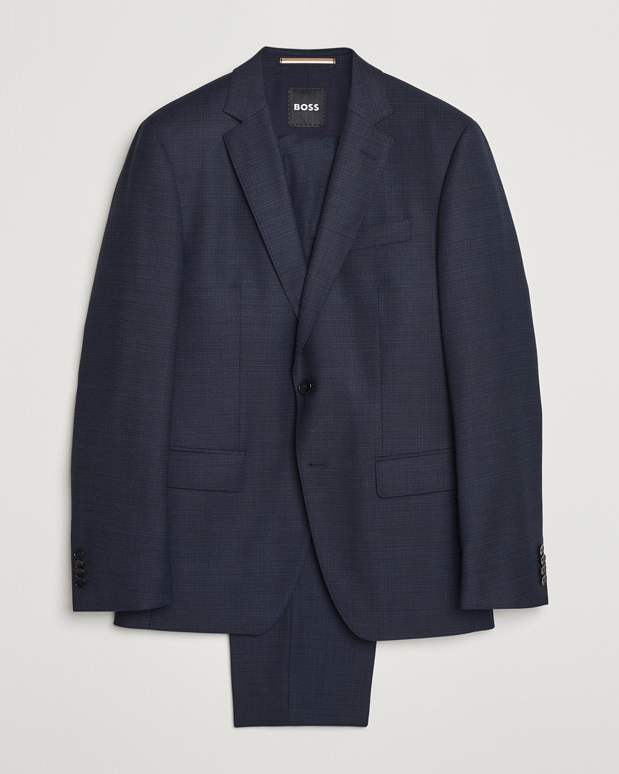 Homme | BOSS BLACK Huge Wool Suit Open Blue | BOSS BLACK | Huge Wool Suit Open Blue