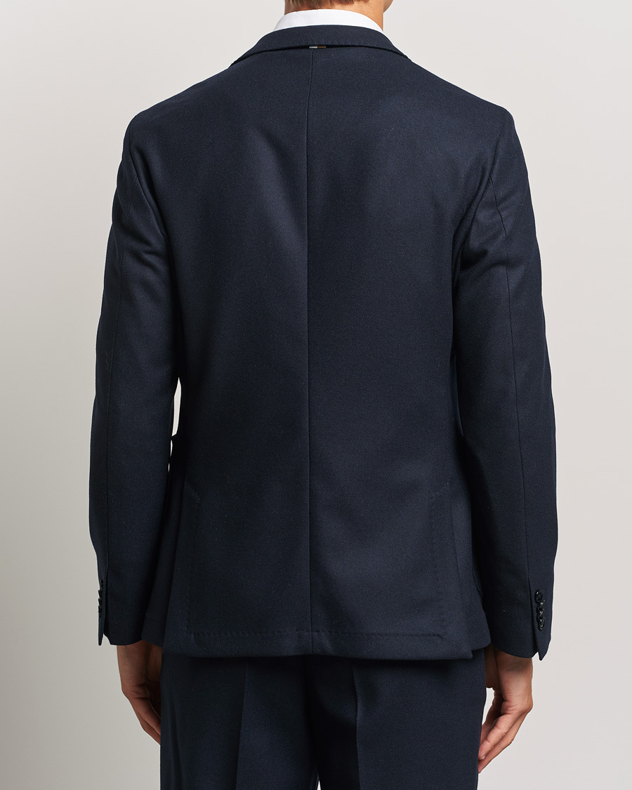 Heren | Blazers | BOSS BLACK | Hanry Wool Patch Pocket Blazer Dark Blue