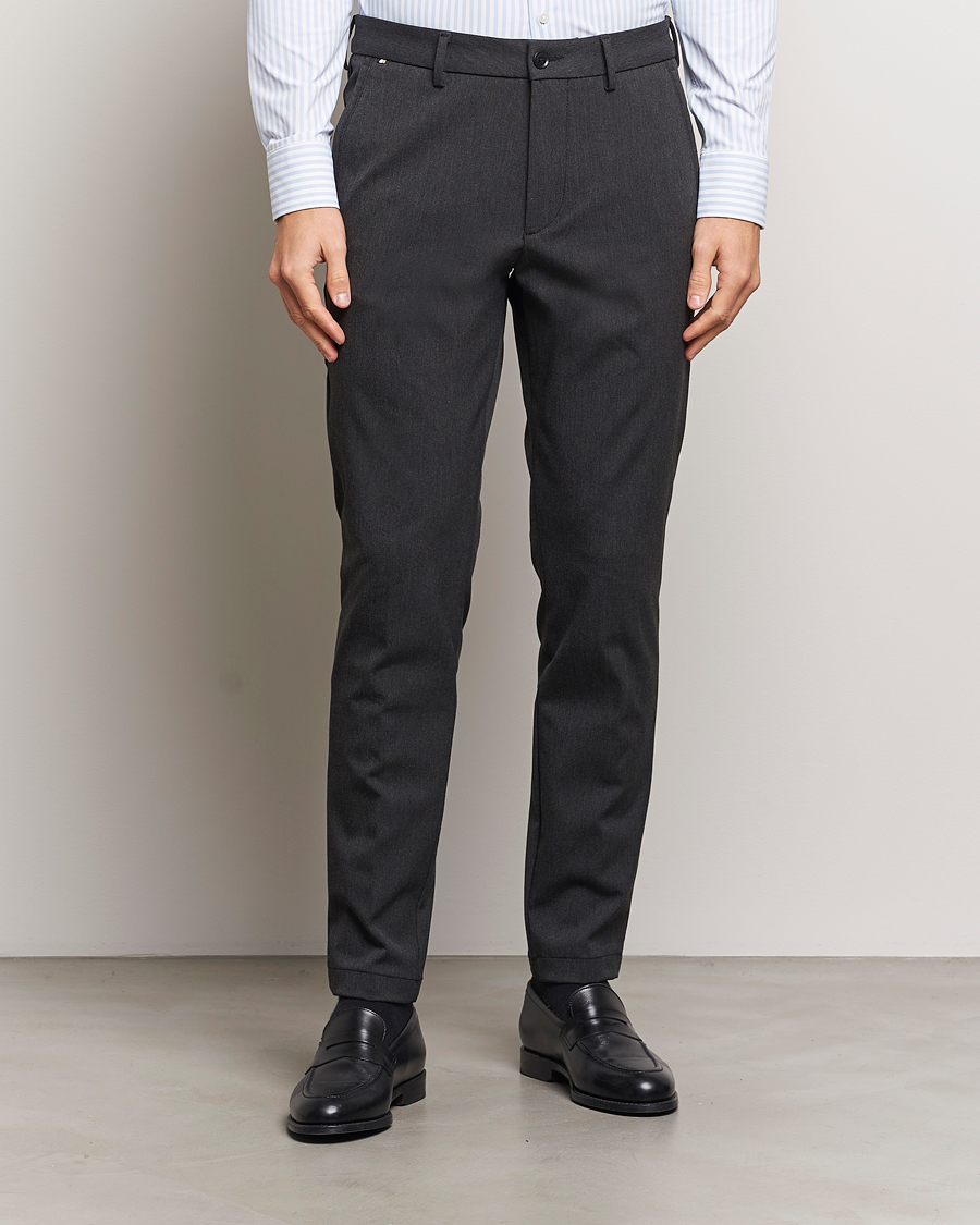 Heren | Broeken | BOSS BLACK | Kaiton Structured Chinos Black