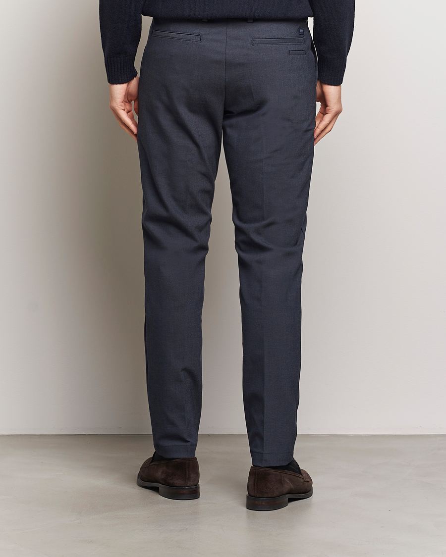 Heren | Broeken | BOSS BLACK | Kaiton Structured Chinos Dark Blue