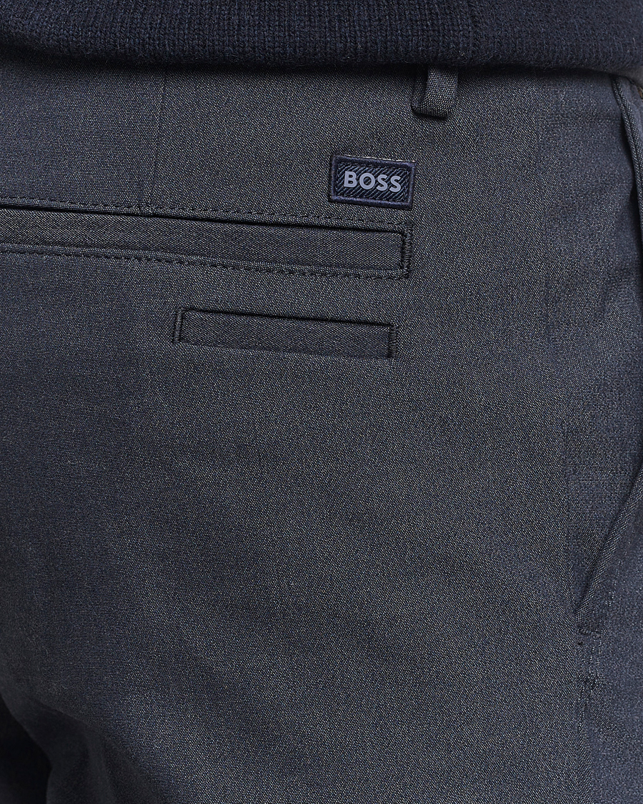Heren | Broeken | BOSS BLACK | Kaiton Structured Chinos Dark Blue