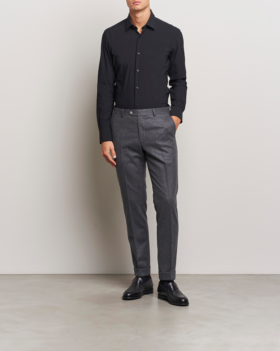 Homme | Chemises | BOSS BLACK | Hank 4-Way Stretch Shirt Black