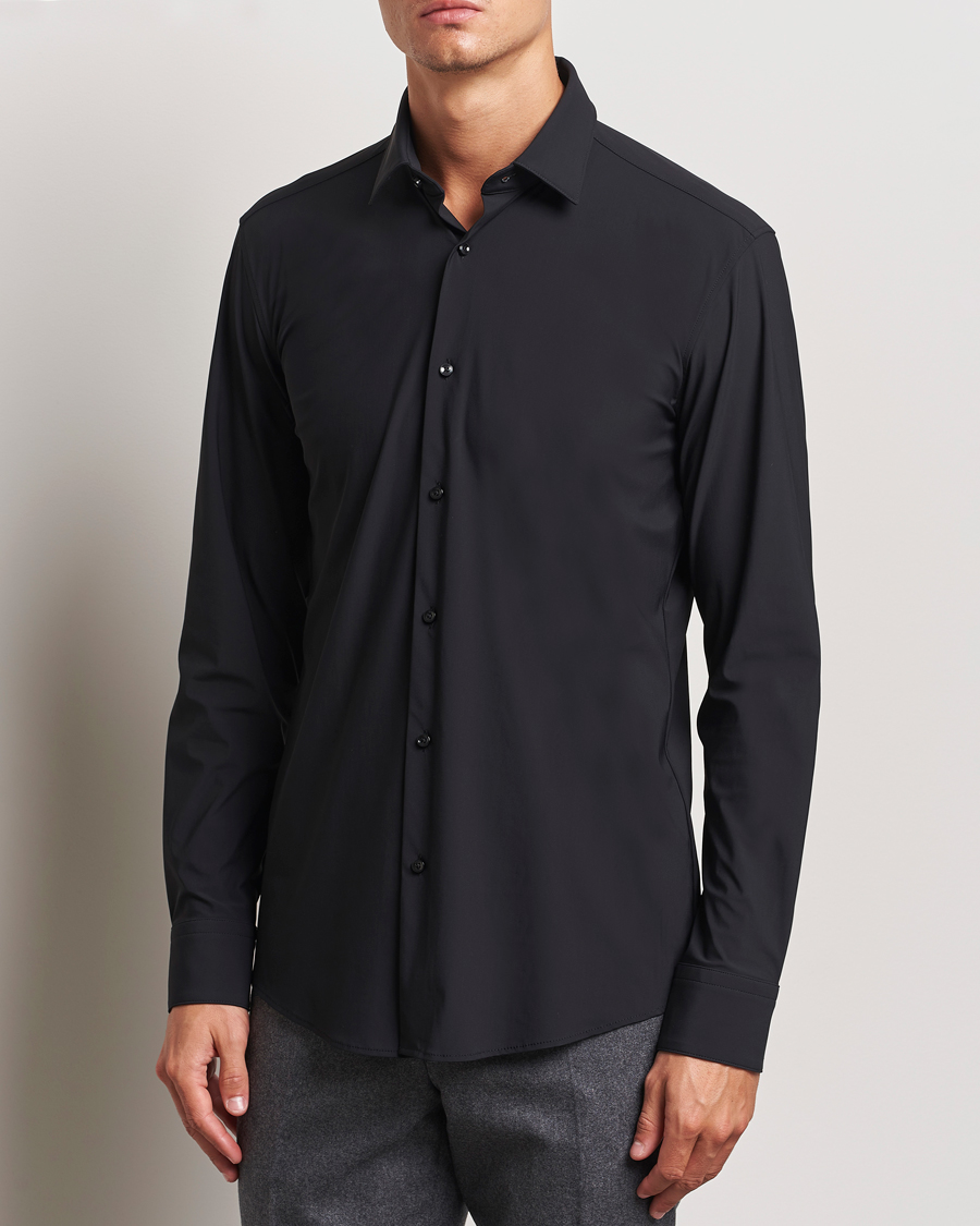 Homme | Chemises | BOSS BLACK | Hank 4-Way Stretch Shirt Black