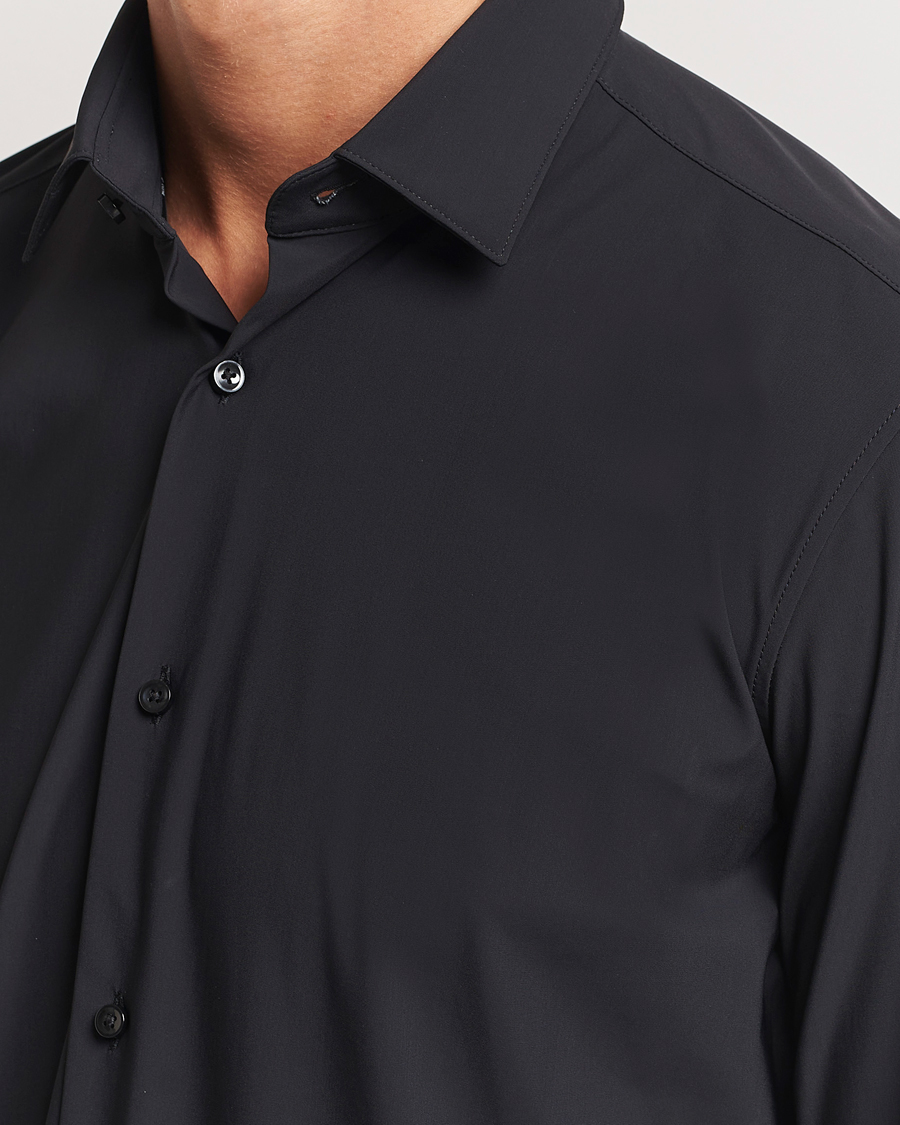 Homme | Chemises | BOSS BLACK | Hank 4-Way Stretch Shirt Black