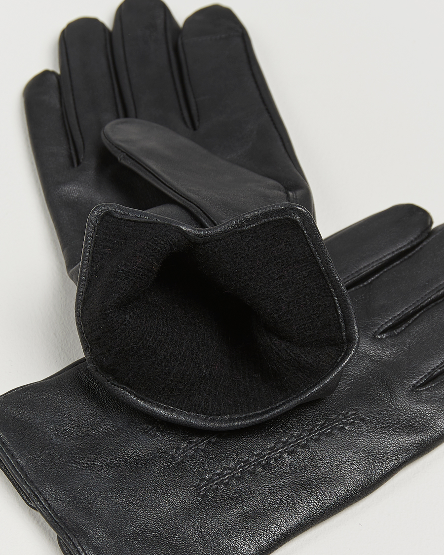 Homme | BOSS BLACK Hainz Leather Glove Black | BOSS BLACK | Hainz Leather Glove Black