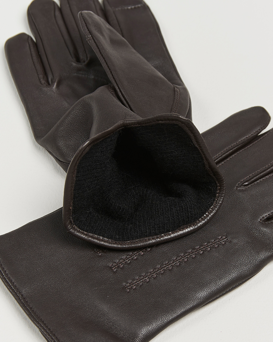 Homme | BOSS BLACK Hainz Leather Glove Medium Brown | BOSS BLACK | Hainz Leather Glove Medium Brown