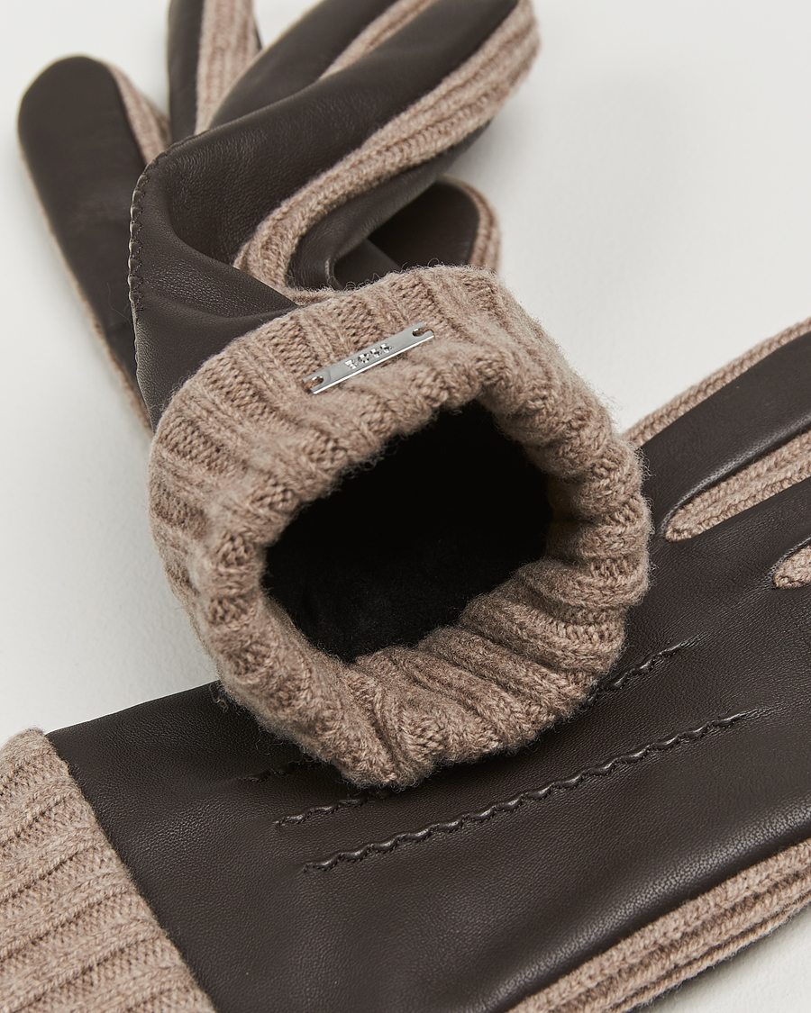 Heren | BOSS BLACK Hyden Leather Gloves Dark Brown | BOSS BLACK | Hyden Leather Gloves Dark Brown