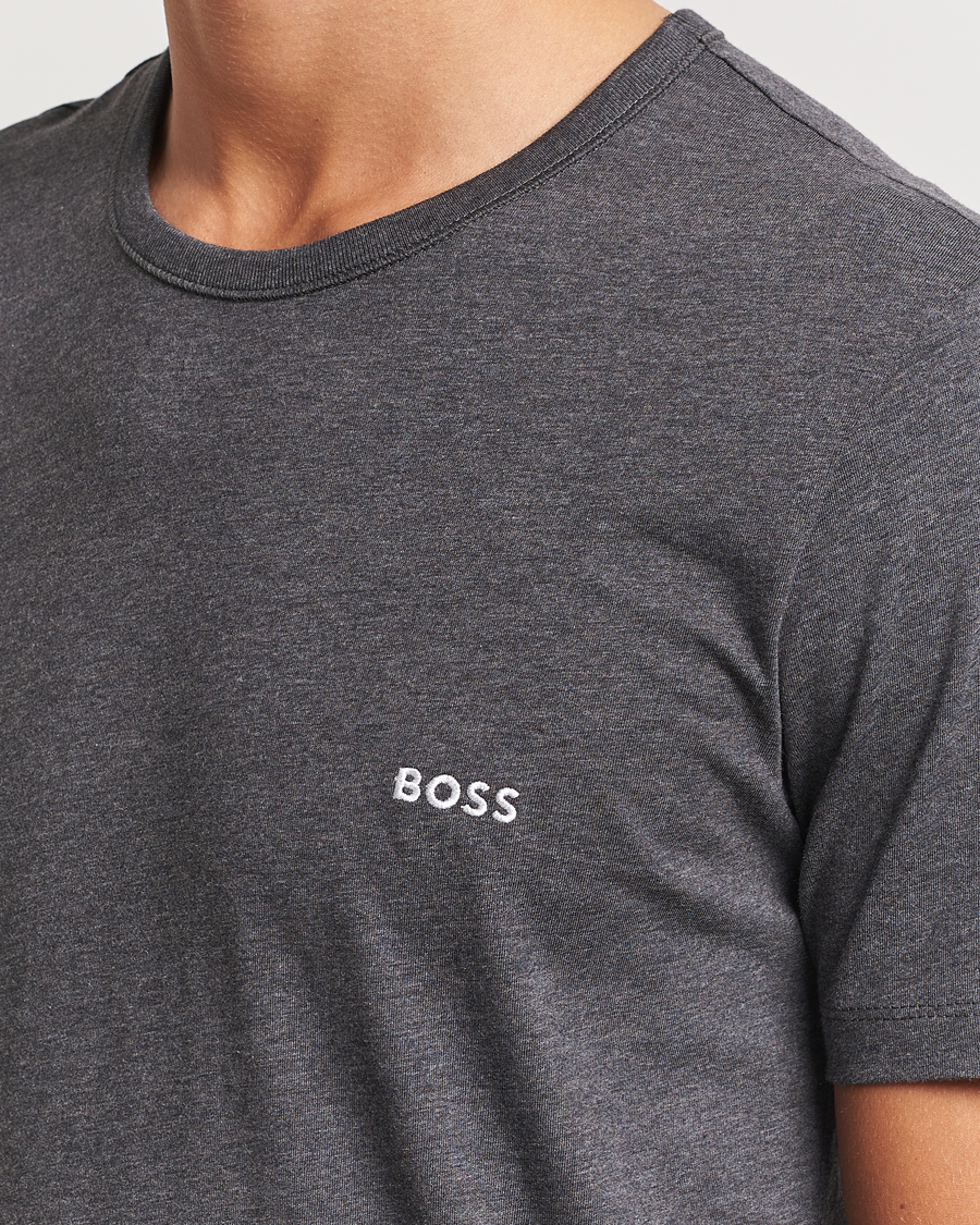 Heren | T-shirts | BOSS BLACK | 3-Pack Crew Neck T-Shirt Grey/White/Navy